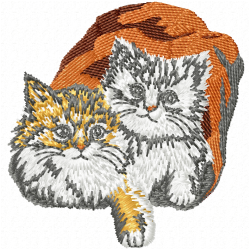 Cats Embroidery Design 1 Cats Embroidery Design 1